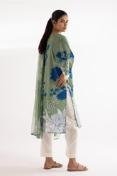 Stitched Mahay Lawn Shirt + Dupatta
